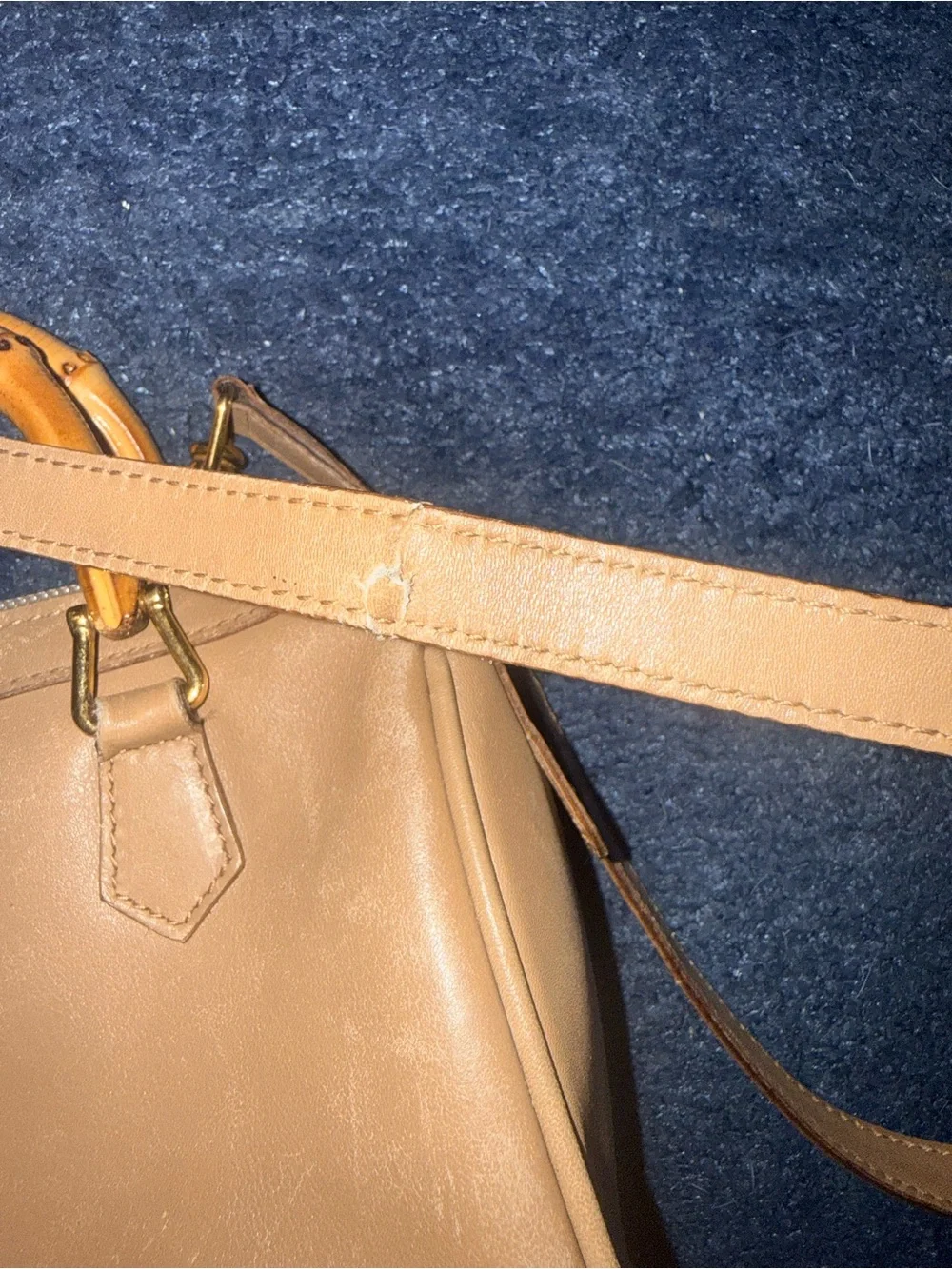Gucci beige leather from